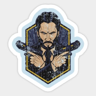 John Wick Cute Vintage Look Fanart Sticker